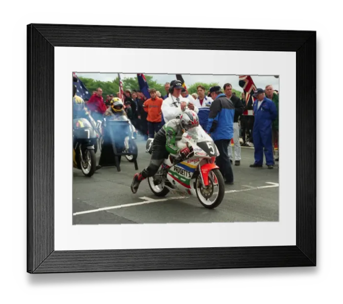 Framed Print : Glen English (Honda) 1999 Ultra Lightweight TT Framed Print : Glen English (Honda) 1999 Ultra Lightweight TT
