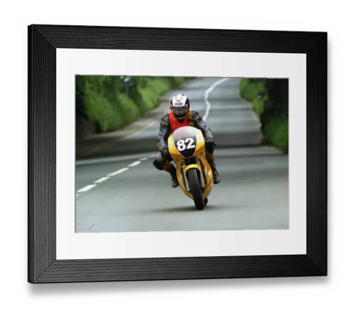 Framed Print : Marco Winkelaar (Yamaha) 1999 Singles TT Framed Print : Marco Winkelaar (Yamaha) 1999 Singles TT