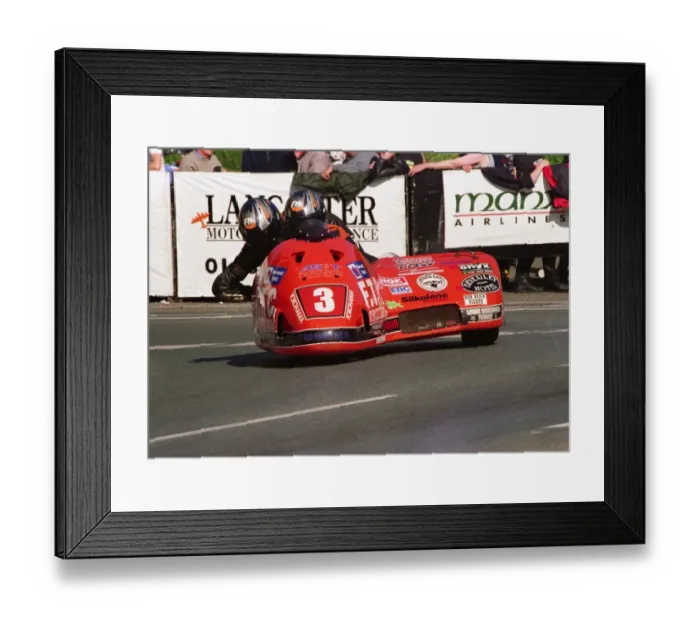 Framed Print : Tom Hanks & Steve Wilson (Windle) 1999 Sidecar TT Framed Print : Tom Hanks & Steve Wilson (Windle) 1999 Sidecar TT