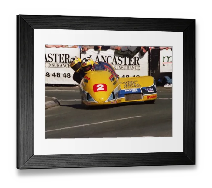 Framed Print : Rob Fisher & Rick Long (Baker Honda) 1999 Sidecar TT Framed Print : Rob Fisher & Rick Long (Baker Honda) 1999 Sidecar TT