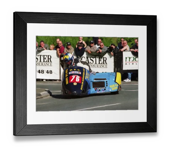 Framed Print : Andy Kinsella & Ian Armstrong (Baker Honda) 1999 Sidecar TT Framed Print : Andy Kinsella & Ian Armstrong (Baker Honda) 1999 Sidecar TT