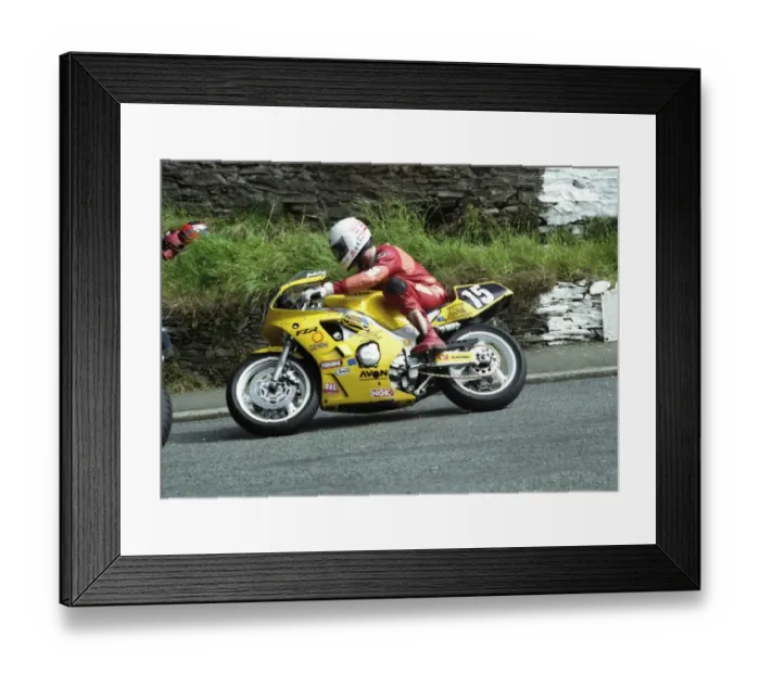 Framed Print : Johnny Rea (Yamaha) 1993 Supersport 400 TT Framed Print : Johnny Rea (Yamaha) 1993 Supersport 400 TT