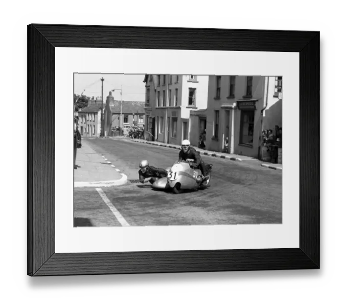Framed Print : Helmut Fath & Alfred Wohlemuth (BMW) 1959 Sidecar TT Framed Print : Helmut Fath & Alfred Wohlemuth (BMW) 1959 Sidecar TT