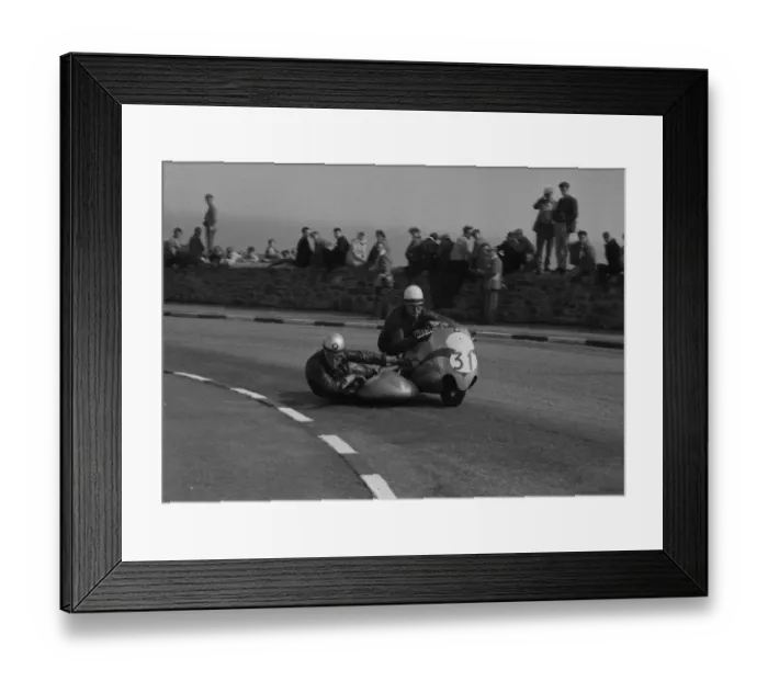 Framed Print : Helmut Fath & Alfred Wohlgemuth (BMW) 1959 Sidecar TT Framed Print : Helmut Fath & Alfred Wohlgemuth (BMW) 1959 Sidecar TT