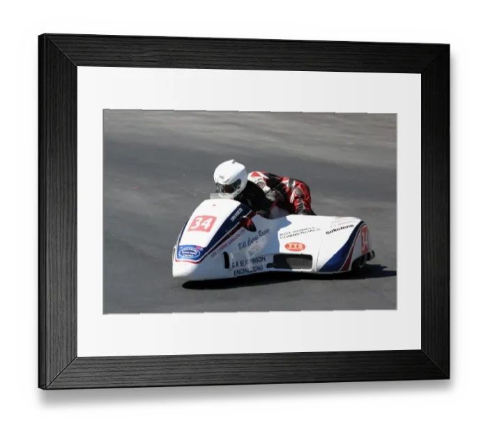 Framed Print : Bryan Pedder & Rod Steadman (Windle Suzuki) 2008 Sidecar TT Framed Print : Bryan Pedder & Rod Steadman (Windle Suzuki) 2008 Sidecar TT