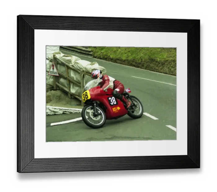 Framed Print : Keith Dixon (Seeley) 2000 Senior Classic Manx Grand Prix Framed Print : Keith Dixon (Seeley) 2000 Senior Classic Manx Grand Prix
