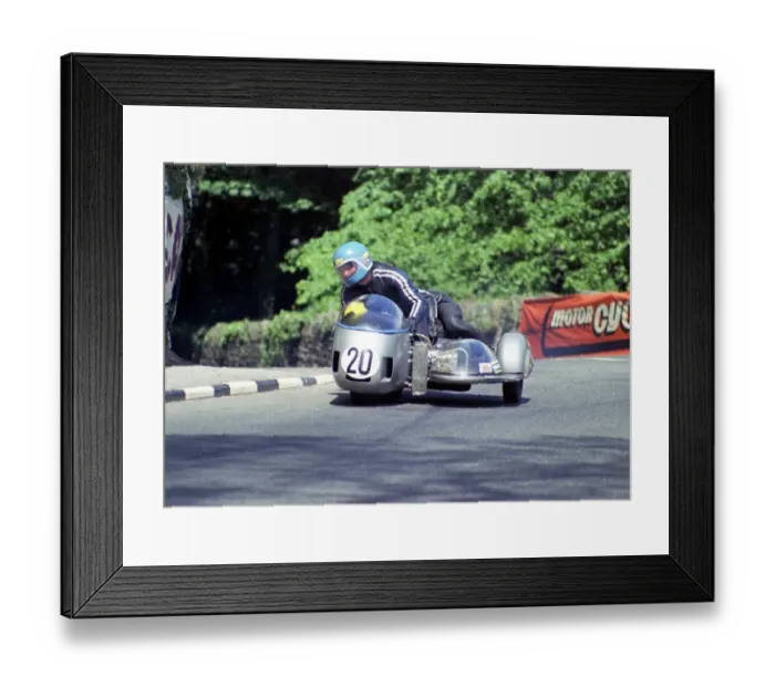 Framed Print : Dick Hawes & Eddy Kiff (Cooper Weslake) 1974 500 Sidecar TT Framed Print : Dick Hawes & Eddy Kiff (Cooper Weslake) 1974 500 Sidecar TT