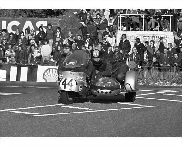 Brian Mee & Colin Newbold (BSA) 1973 750 Sidecar TT