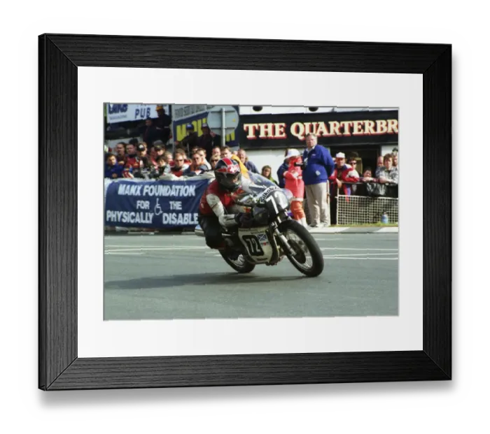 Framed Print : Peter Jarmann (BSA) 1996 Singles TT Framed Print : Peter Jarmann (BSA) 1996 Singles TT