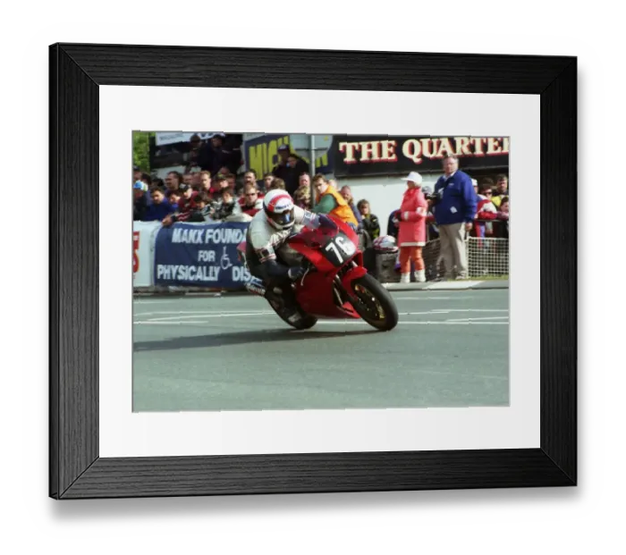 Framed Print : Tony Shortland (Harris Rotax) 1996 Singles TT Framed Print : Tony Shortland (Harris Rotax) 1996 Singles TT