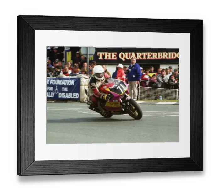 Framed Print : Jerome van Haeltert (Harris Yamaha) 1996 Singles TT Framed Print : Jerome van Haeltert (Harris Yamaha) 1996 Singles TT
