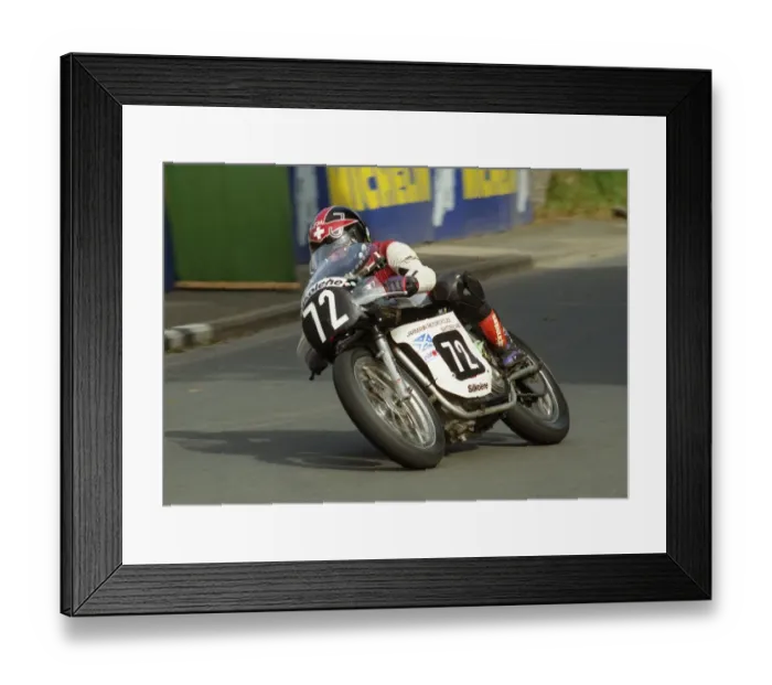 Framed Print : Peter Jarmann (BSA) 1996 Singles TT Framed Print : Peter Jarmann (BSA) 1996 Singles TT