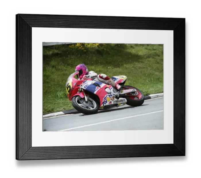 Framed Print : Jim Moodie (Yamaha) 1994 Supersport 600 TT