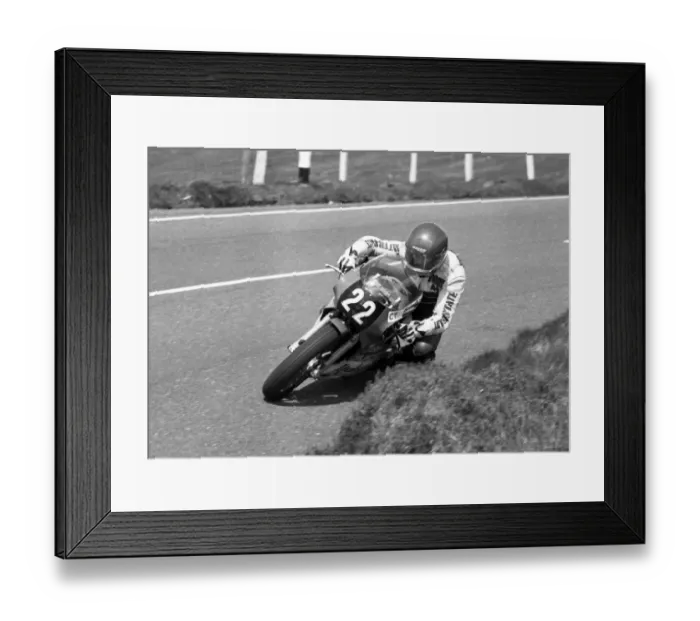 Framed Print : Des Barry (Ducati) 1986 Formula Two TT Framed Print : Des Barry (Ducati) 1986 Formula Two TT
