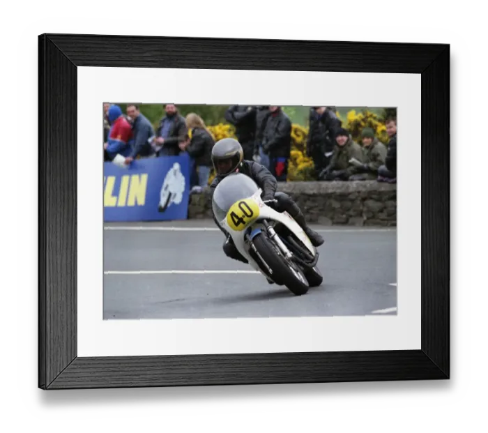 Framed Print : Cyril Malem (URS Seeley) 1994 Classic Lap