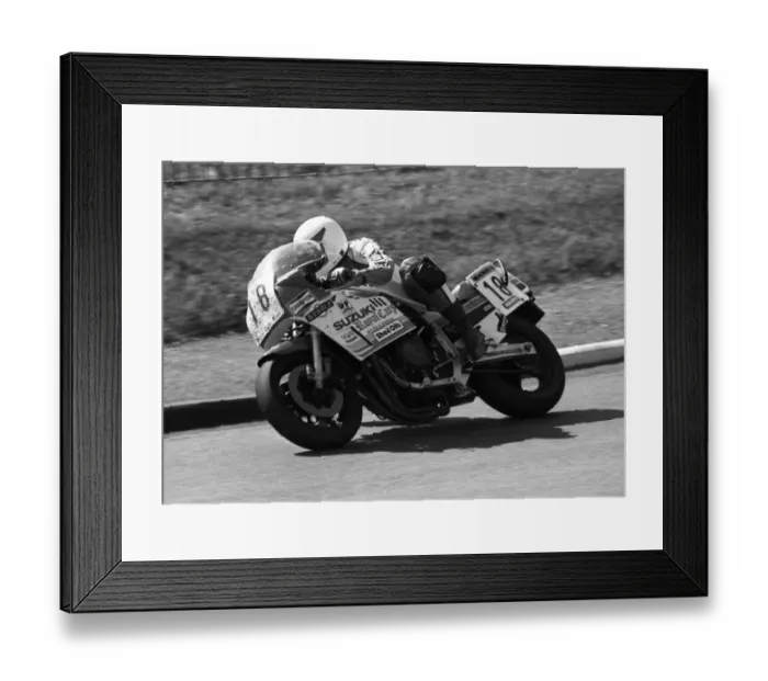 Framed Print : Mark Salle (Suzuki) 1985 Formula One TT Framed Print : Mark Salle (Suzuki) 1985 Formula One TT