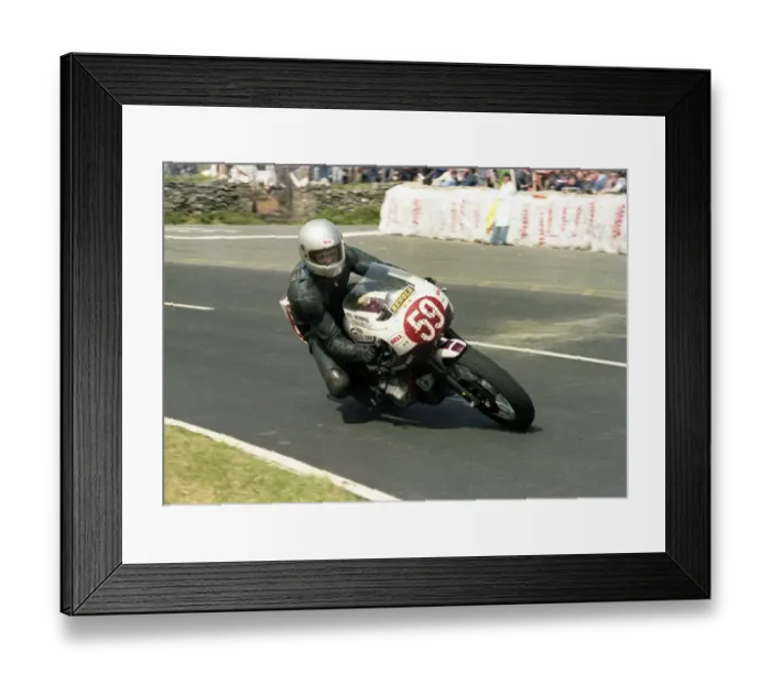 Framed Print : Dave Roper (Ducati) 1983 Formula One TT Framed Print : Dave Roper (Ducati) 1983 Formula One TT
