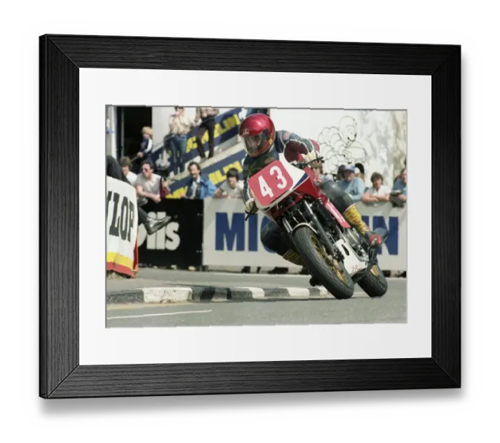 Framed Print : Hartley Kerner (Honda) 1983 Formula One TT Framed Print : Hartley Kerner (Honda) 1983 Formula One TT