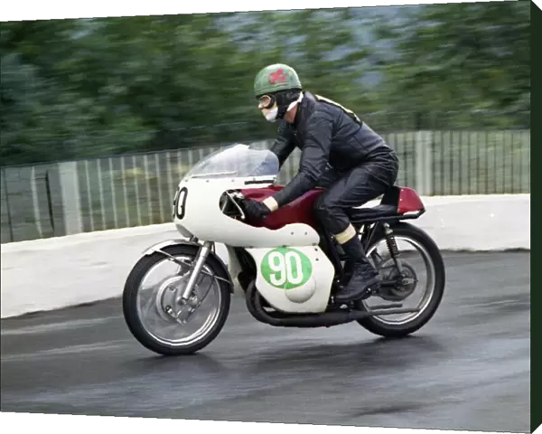 David Thomas (Kawasaki) 1967 Lightweight Manx Grand Prix