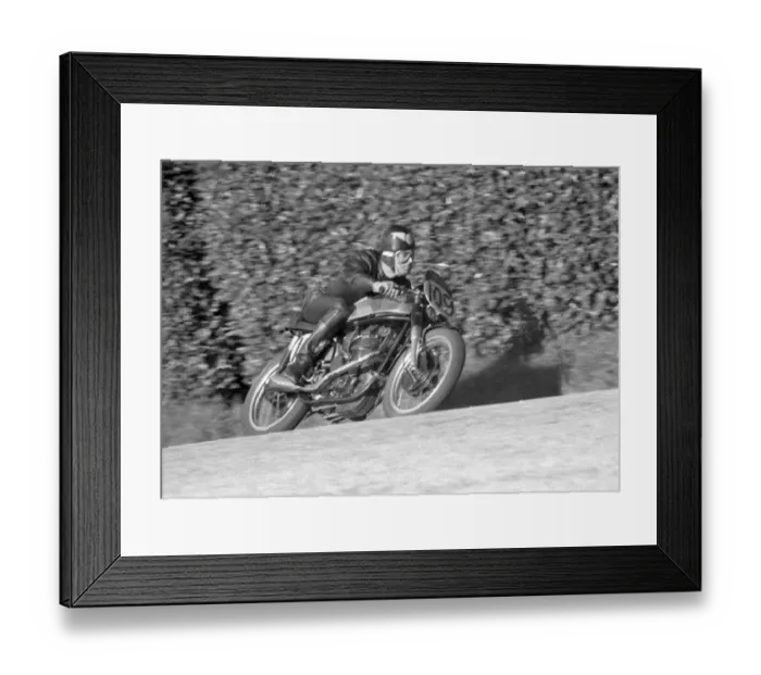 Framed Print : John Adam (Norton) 1958 Junior Manx Grand Prix Framed Print : John Adam (Norton) 1958 Junior Manx Grand Prix