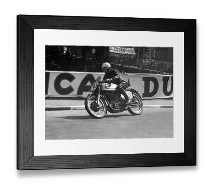 Framed Print : Sven Sorensen (Norton) 1953 Junior TT Framed Print : Sven Sorensen (Norton) 1953 Junior TT