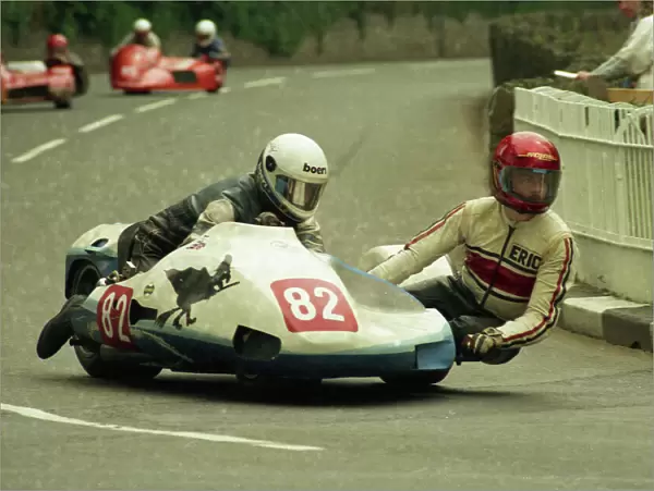 Vince Winstanley & Eric Ammann (BMW) 1986 Sidecar TT