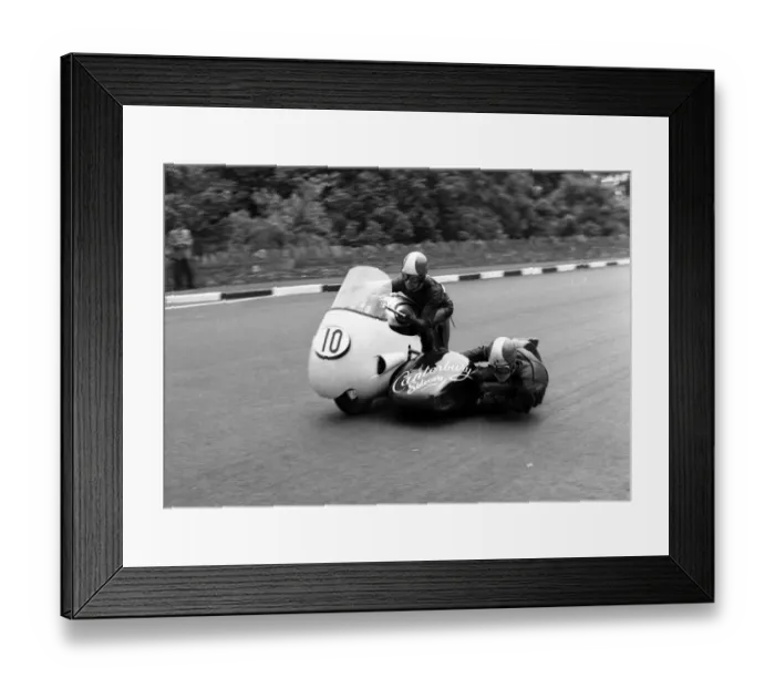 Framed Print : Pat Millard & Geoff Spence (Norton) 1961 Sidecar TT Framed Print : Pat Millard & Geoff Spence (Norton) 1961 Sidecar TT