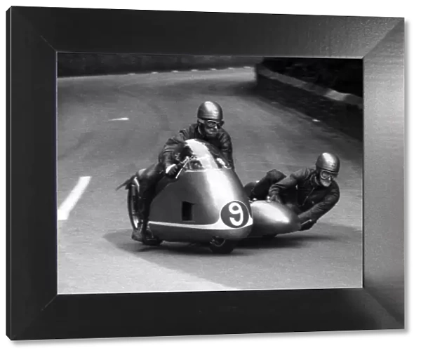 Owen Greenwood & Terry Fairbrother (Triumph) 1960 Sidecar TT