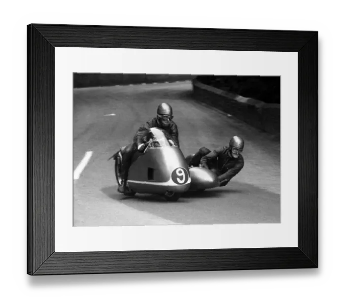 Framed Print : Owen Greenwood & Terry Fairbrother (Triumph) 1960 Sidecar TT Framed Print : Owen Greenwood & Terry Fairbrother (Triumph) 1960 Sidecar TT