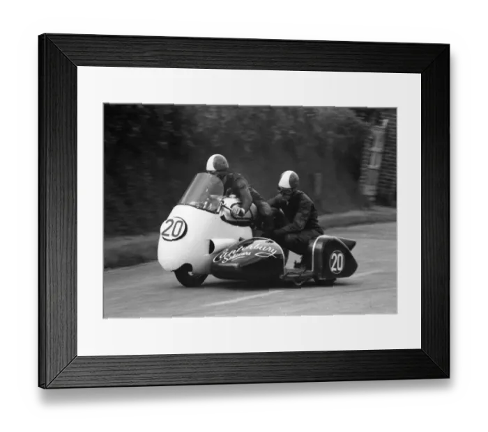 Framed Print : Pat Millard & Geoff Spence (Norton) 1960 Sidecar TT Framed Print : Pat Millard & Geoff Spence (Norton) 1960 Sidecar TT