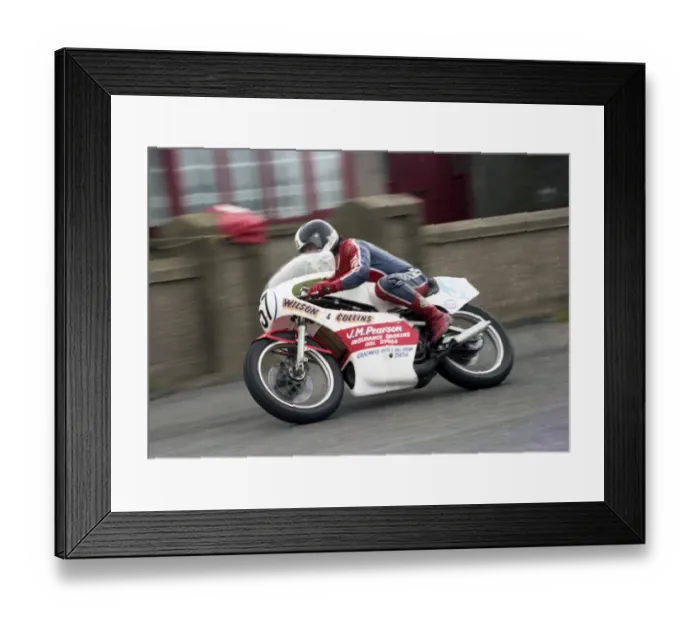 Framed Print : Roger Luckman (Yamaha) 1980 Junior Manx Grand Prix Framed Print : Roger Luckman (Yamaha) 1980 Junior Manx Grand Prix