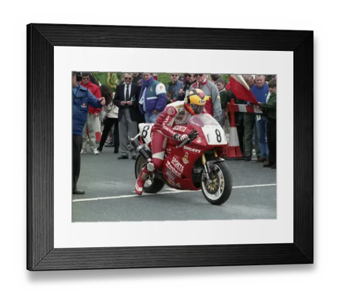 Framed Print : Simon Beck (Ducati) 1994 Formula One TT Framed Print : Simon Beck (Ducati) 1994 Formula One TT