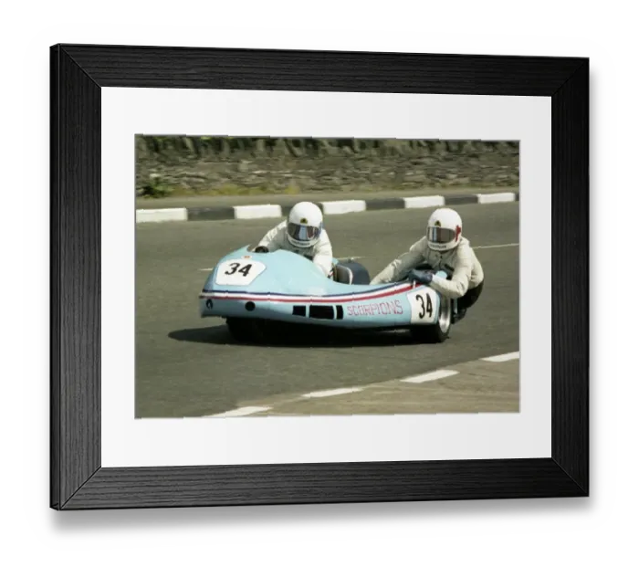 Framed Print : Brian Meeson & Otto Smith (Yamaha) 1979 Sidecar TT Framed Print : Brian Meeson & Otto Smith (Yamaha) 1979 Sidecar TT