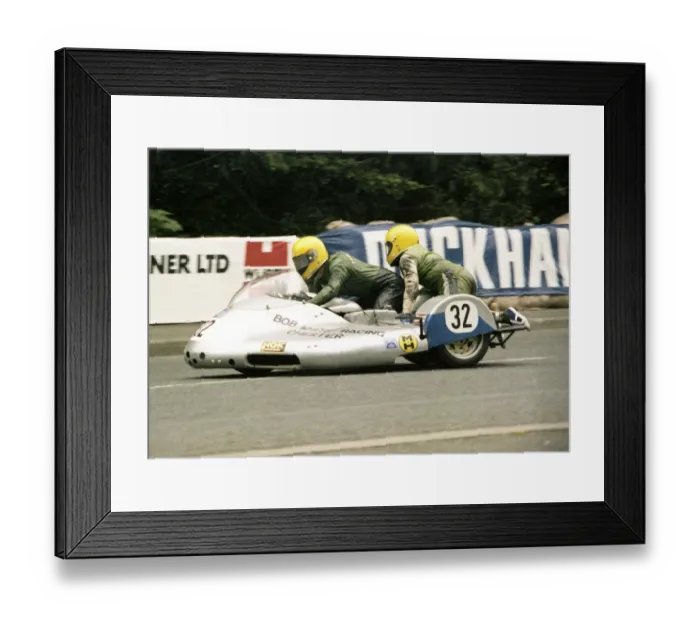 Framed Print : Bryan Hargreaves & Norman Burgess (Yamaha) 1979 Sidecar TT Framed Print : Bryan Hargreaves & Norman Burgess (Yamaha) 1979 Sidecar TT