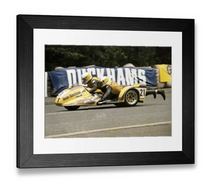 Framed Print : Dick Hawes & Bill Boldison (Anderson Yamaha) 1979 Sidecar TT Framed Print : Dick Hawes & Bill Boldison (Anderson Yamaha) 1979 Sidecar TT