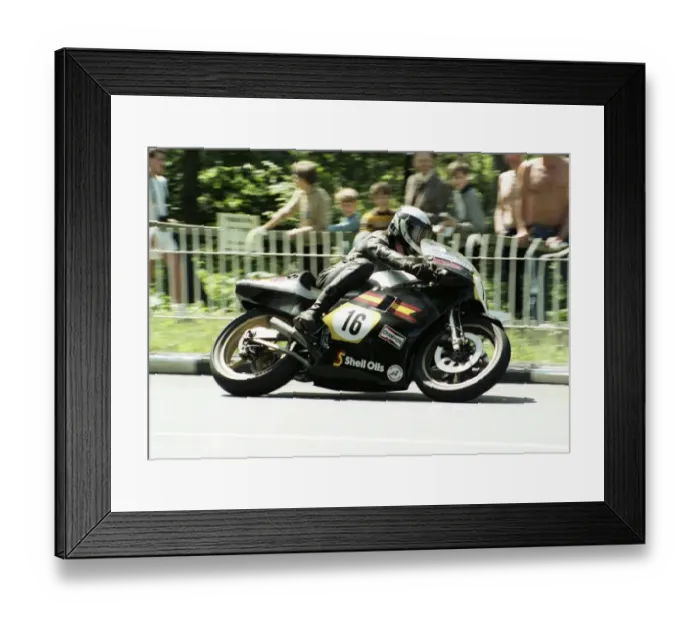 Framed Print : Sam McClements (Suzuki) 1984 Premier Classic TT Framed Print : Sam McClements (Suzuki) 1984 Premier Classic TT