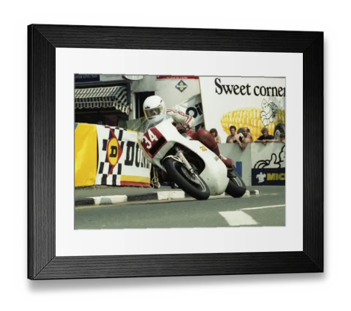Framed Print : Rob Claude (P&M Suzuki) 1982 Formula One TT Framed Print : Rob Claude (P&M Suzuki) 1982 Formula One TT