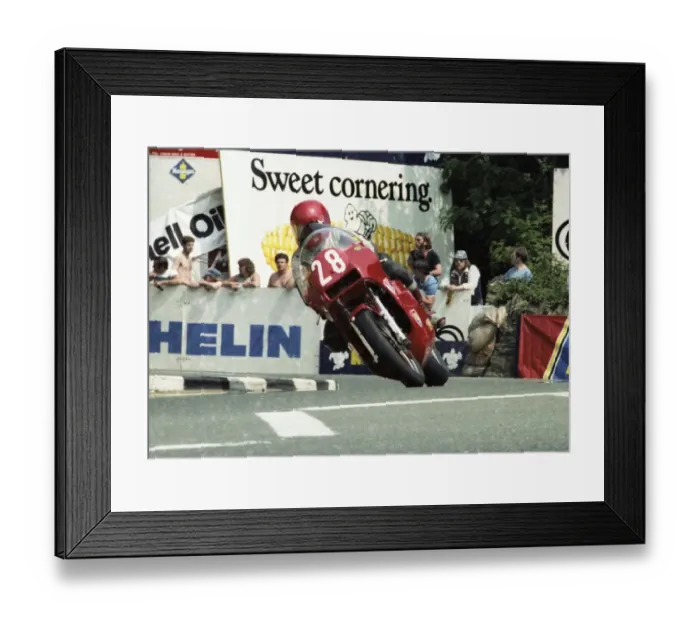 Framed Print : Bill Lawrence (P&M Kawasaki) 1982 Formula One TT Framed Print : Bill Lawrence (P&M Kawasaki) 1982 Formula One TT