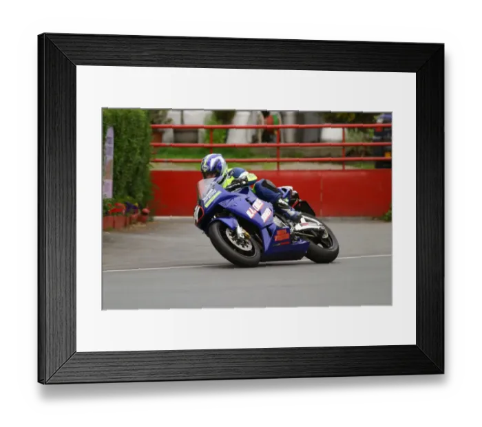 Framed Print : Alan Jackson (Corless Honda) 2004 Production 600 TT Framed Print : Alan Jackson (Corless Honda) 2004 Production 600 TT