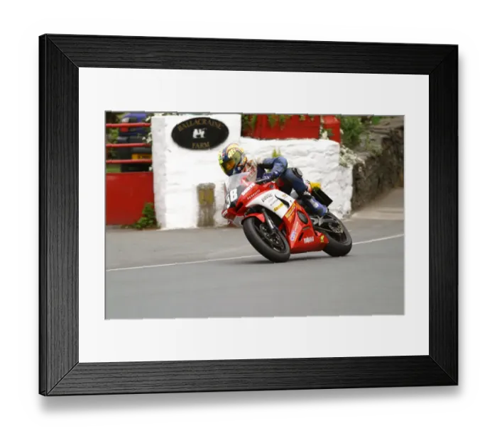 Framed Print : Kenneth McCrea (Yamaha) 2004 Production 600 TT Framed Print : Kenneth McCrea (Yamaha) 2004 Production 600 TT