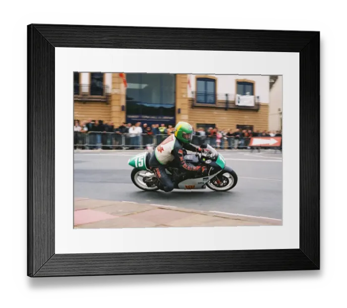 Framed Print : Chris McGahan (Honda) 2004 Ultra Lightweight 125 TT Framed Print : Chris McGahan (Honda) 2004 Ultra Lightweight 125 TT