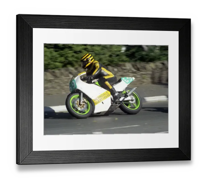 Framed Print : Duncan Watson (Kawasaki) 1990 Lightweight Manx Grand Prix Framed Print : Duncan Watson (Kawasaki) 1990 Lightweight Manx Grand Prix