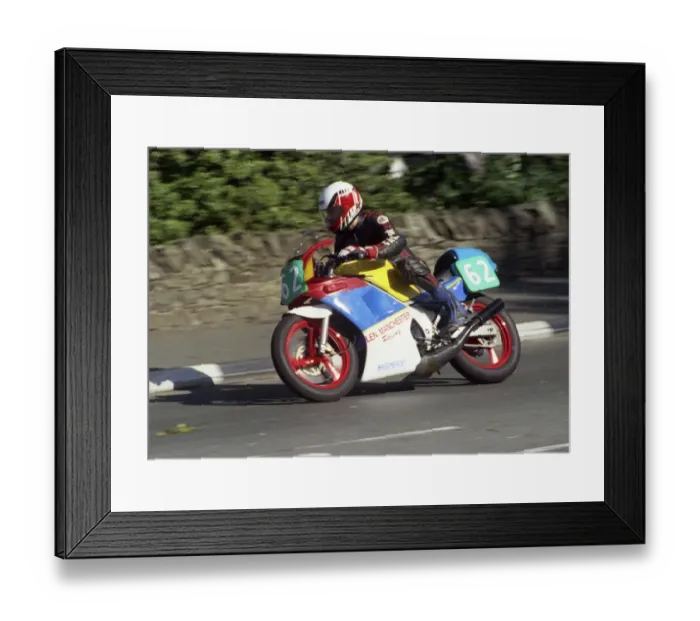Framed Print : Carlton Ivory (Yamaha) 1990 Lightweight Manx Grand Prix Framed Print : Carlton Ivory (Yamaha) 1990 Lightweight Manx Grand Prix