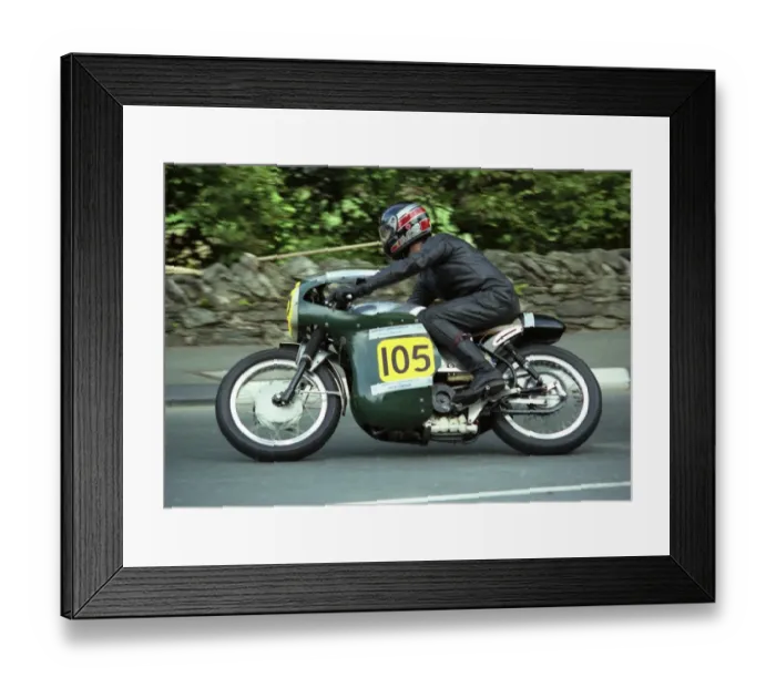 Framed Print : Tim Johnson (Velocette) 1990 Senior Classic Manx Grand Prix Framed Print : Tim Johnson (Velocette) 1990 Senior Classic Manx Grand Prix