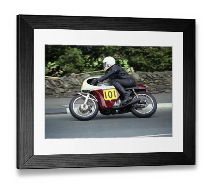 Framed Print : Ricky Bowers (Triumph) 1990 Senior Classic Manx Grand Prix Framed Print : Ricky Bowers (Triumph) 1990 Senior Classic Manx Grand Prix