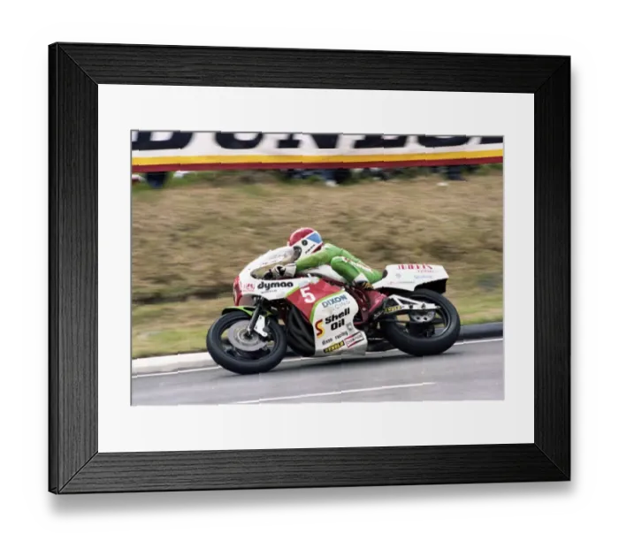 Framed Print : Charlie Williams (Yoshimura Harris) 1983 Formula One TT Framed Print : Charlie Williams (Yoshimura Harris) 1983 Formula One TT