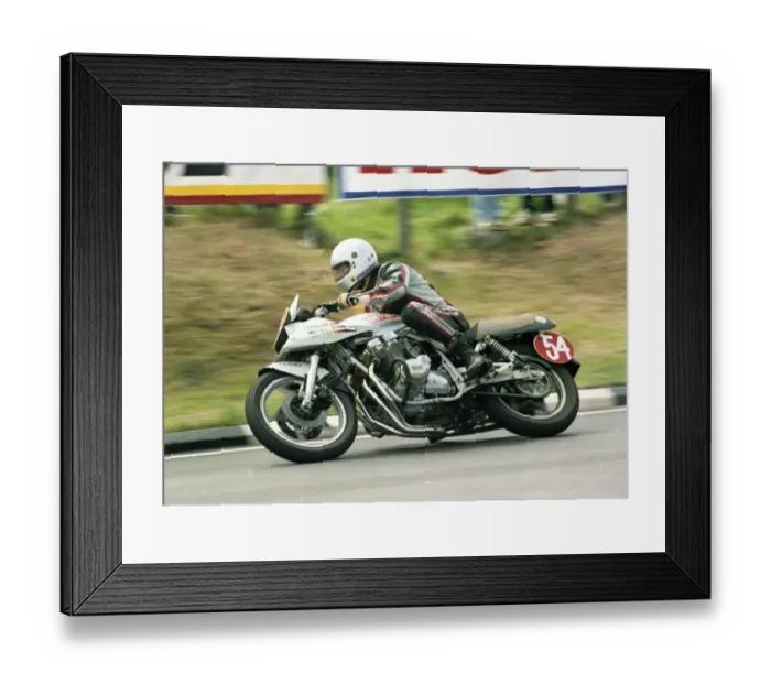Framed Print : Eric Galbraith (Suzuki) 1983 Formula One TT Framed Print : Eric Galbraith (Suzuki) 1983 Formula One TT