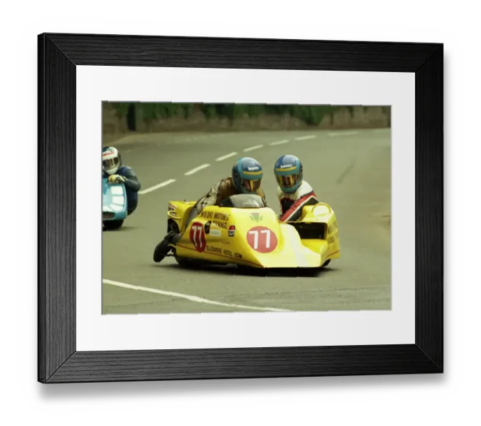 Framed Print : Alistair Lewis & William Annandale (Yamaha) 1988 Sidecar TT Framed Print : Alistair Lewis & William Annandale (Yamaha) 1988 Sidecar TT