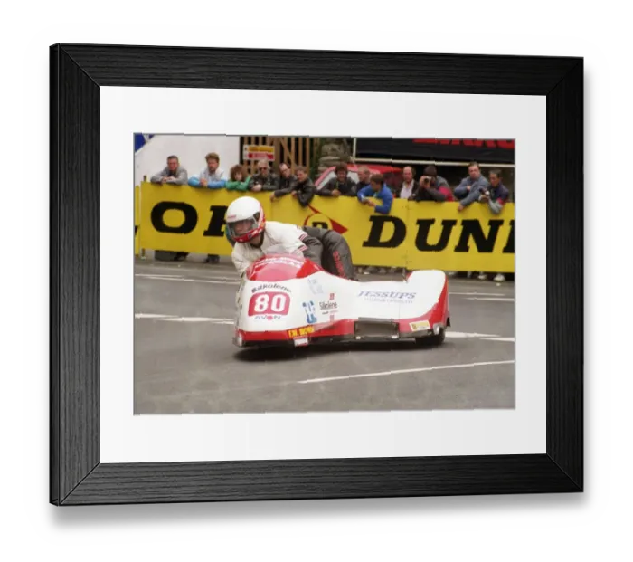 Framed Print : Mick Hamblin & Robert Smith (Shelbourne) 1988 Sidecar TT Framed Print : Mick Hamblin & Robert Smith (Shelbourne) 1988 Sidecar TT
