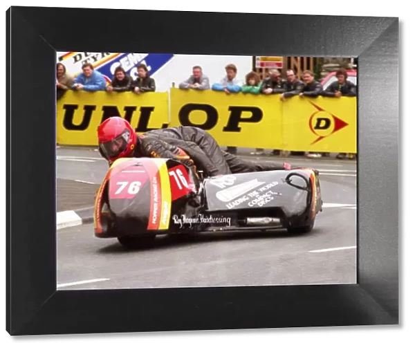 Norman Burgess & Steven Hanson (Armstrong) 1988 Sidecar TT
